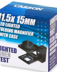 Carson Thread Counter Foldable with LED 11.5x15mm