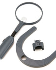 Carson Flexibles Tischlupe mit LED 2x110mm