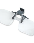 Carson Lesebrillen 2x (+4.00 Dioptrie) Clip-On und Flip-Up
