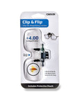 Carson Loepbril 2x (+4.00 Dioptrie) Clip-On en Flip-Up