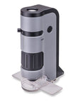 Carson Handmikroskop MP-250 MicroFlip 100-200x mit Smartphone-Adapter