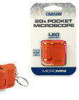 Carson Pocket Microscope MicroMini 20x Orange