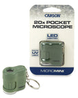 Carson Pocket Microscope MicroMini 20x Green