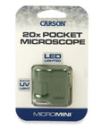 Carson Pocket Microscope MicroMini 20x Green