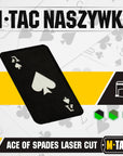 Patch Pik-Ass Laserschnitt