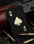 Patch Ace of Spades Laser Cut