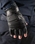 Handschuhe Fingerlos Leder Assault Tactical Mk.1