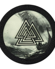 Aufnaher Valknut/Drakkar Rund (80mm)