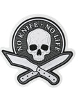Sticker No Knife-No Life Reflective