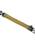 Paracord Bracelet With Sspark Cutter, Compass and Whistle
