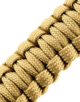 Paracord Bracelet With Sspark Cutter, Compass and Whistle