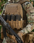Front Panel for plate carrier Cuirass QRS for 4 Magazine