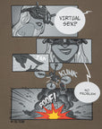 M-Tac T-Shirt Comics Drohnen-Mädchen