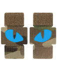 Patch Tigeraugen Laserschnitt (Paar)