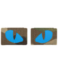Patch Tigeraugen Laserschnitt (Paar)