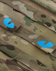Patch Tigeraugen Laserschnitt (Paar)