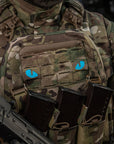 Patch Tigeraugen Laserschnitt (Paar)