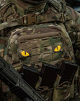 Patch Tigeraugen Laserschnitt (Paar)