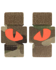 Patch Tigeraugen Laserschnitt (Paar)