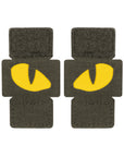Patch Tigeraugen Laserschnitt (Paar)