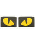 Patch Tigeraugen Laserschnitt (Paar)