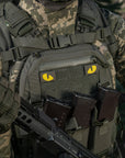 Patch Tigeraugen Laserschnitt (Paar)
