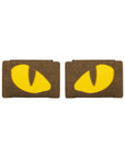Patch Tigeraugen Laserschnitt (Paar)