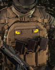 Patch Tigeraugen Laserschnitt (Paar)