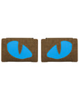 Patch Tigeraugen Laserschnitt (Paar)