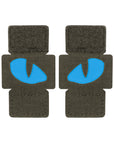 Patch Tigeraugen Laserschnitt (Paar)
