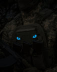 Patch Tigeraugen Laserschnitt (Paar)