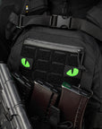 Patch Tigeraugen Laserschnitt (Paar)