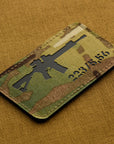 Patch AR-15 223/5,56 Laser Cut