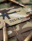 Patch AR-15 223/5,56 Laser Cut