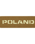 Patch Poland 25x80 Laser Cut