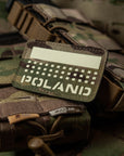 Patch Poland (with flag) 50x80 Laser Cut