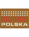 Patch Polska (with flag) 50x80 Laser Cut