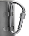 Thermobecher Mit Karabiner Aus Edelstahl