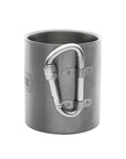 Thermobecher Mit Karabiner Aus Edelstahl