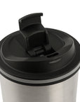 THERMOBECHER MIT VENTIL 450 ML EDELSTAHL