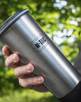 THERMOBECHER MIT VENTIL 450 ML EDELSTAHL