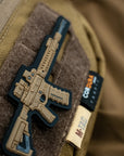 Aufnaher AR-15 3D PVC
