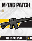 Aufnaher AR-15 3D PVC