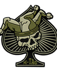 Patch Ace of Spades 3D PVC