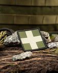 Aufnäher Medic Cross Square PVC