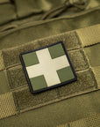 Aufnäher Medic Cross Square PVC