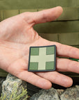 Aufnäher Medic Cross Square PVC
