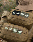 Patch Tigeraugen Laserschnitt (Paar)