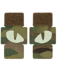 Patch Tigeraugen Laserschnitt (Paar)