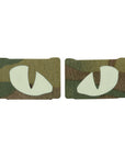 Patch Tigeraugen Laserschnitt (Paar)